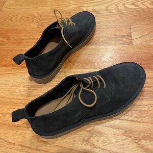 Black Suede Men's Shoes